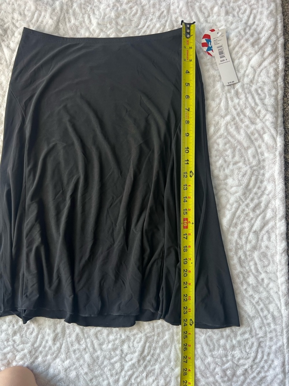NWT Women’s Passport Casual Black Flowy Skirt | Size S - Picture 9 of 10